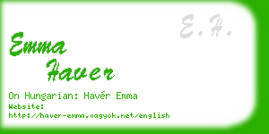 emma haver business card